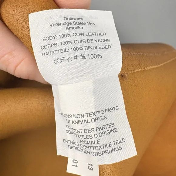 Madewell Tan Leather Tote Bag - Picture 6 of 7